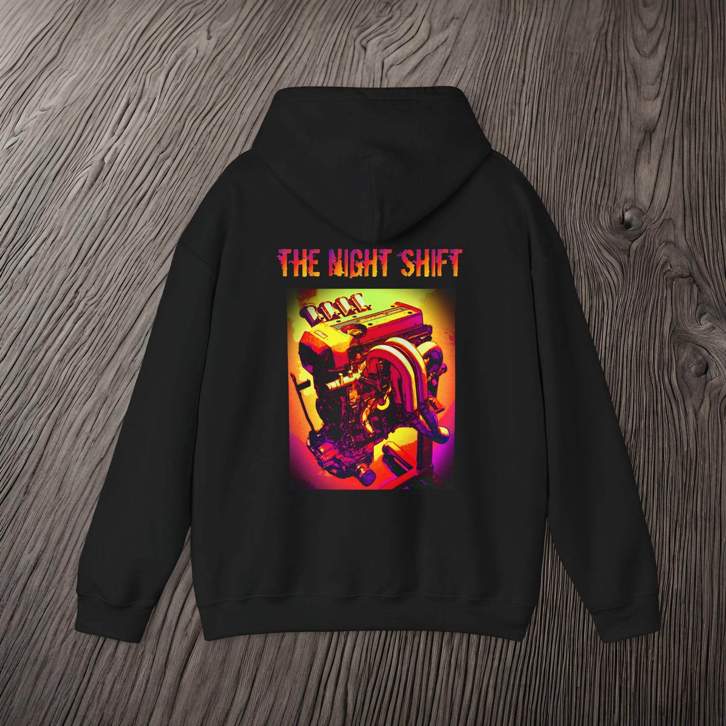 3S-GE ITB Synthwave-Premium, Ultra Soft Unisex Hoodie Printify by The Night Shift Automotive Apparel