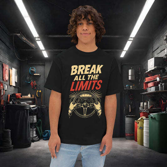 Break All The Limits-Premium, Ultra Soft Unisex Oversized Boxy Tee