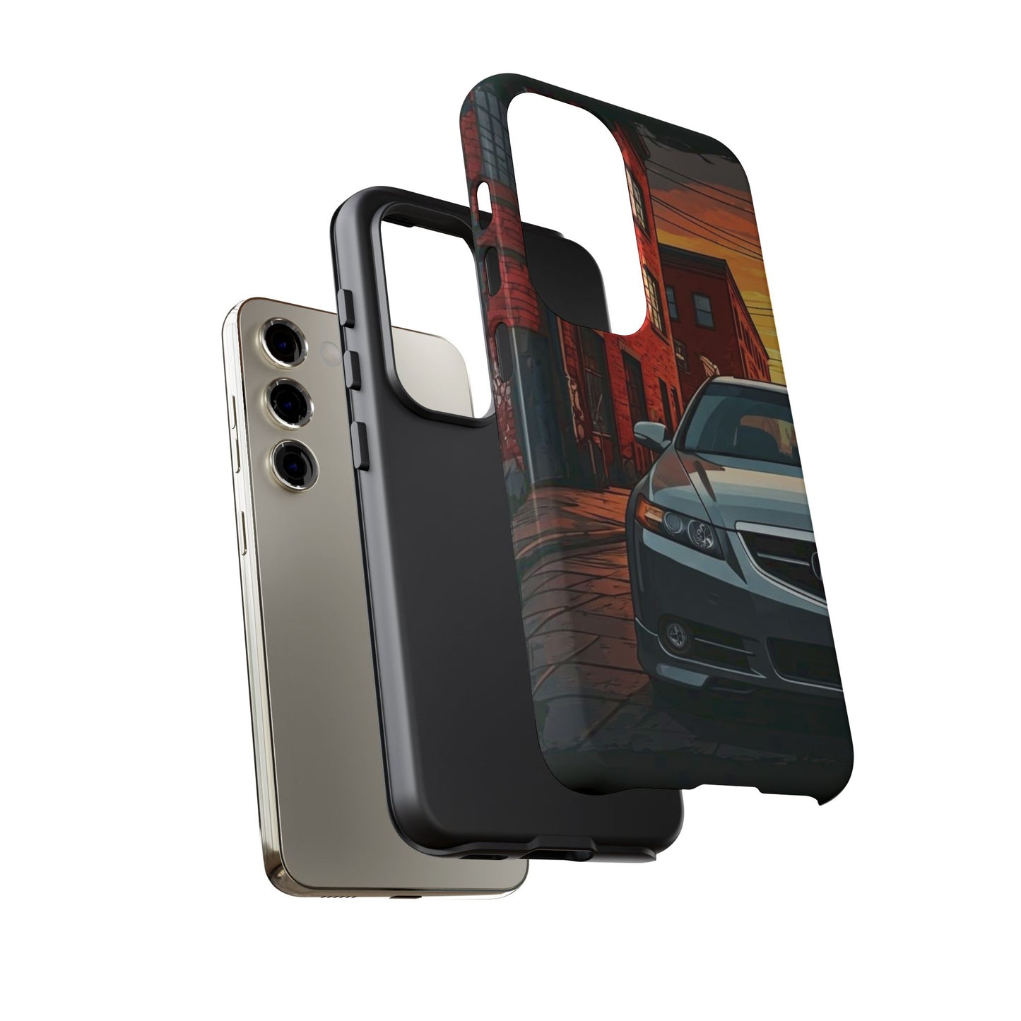 Acura TL Street Life-Dual Layer Ultra Tough Phone Case Printify by The Night Shift Automotive Apparel