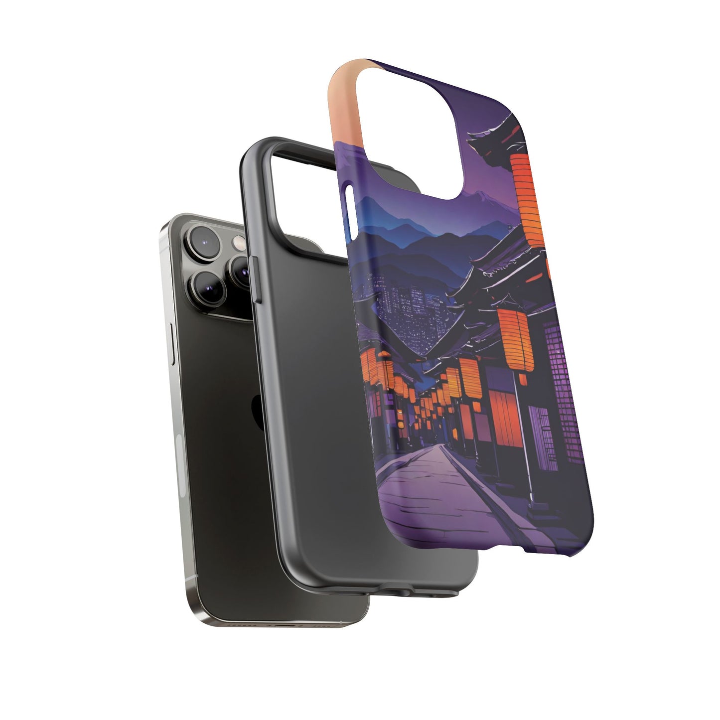 Traditional Japanese Village Countryside-Dual Layer Ultra Tough Phone Case Printify by The Night Shift Automotive Apparel