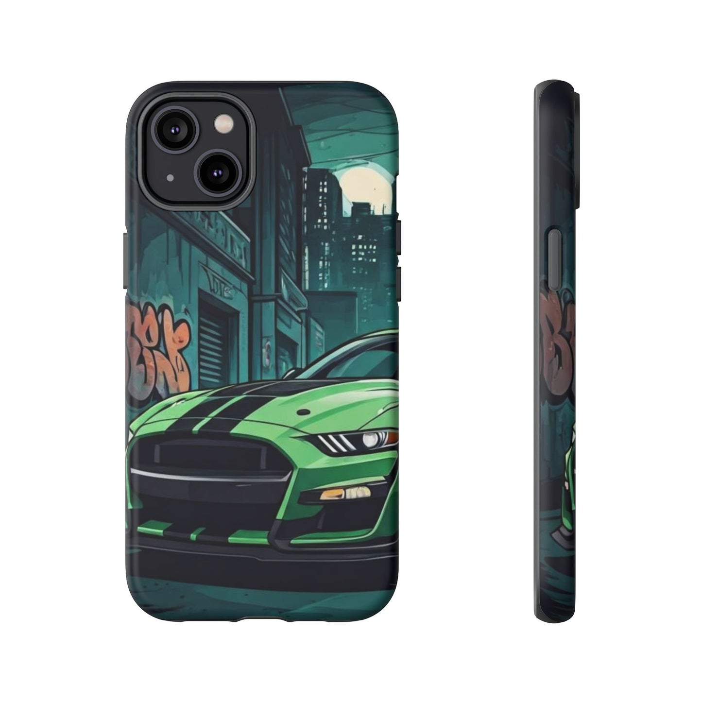 Ford Mustang Shelby GT500 Street Life-Dual Layer Ultra Tough Phone Case Printify by The Night Shift Automotive Apparel