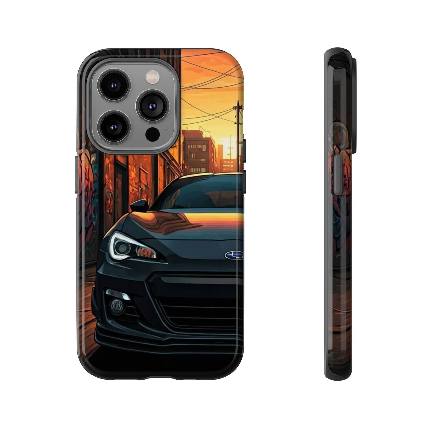 Subaru BRZ Street Life-Dual Layer Ultra Tough Phone Case Printify by The Night Shift Automotive Apparel