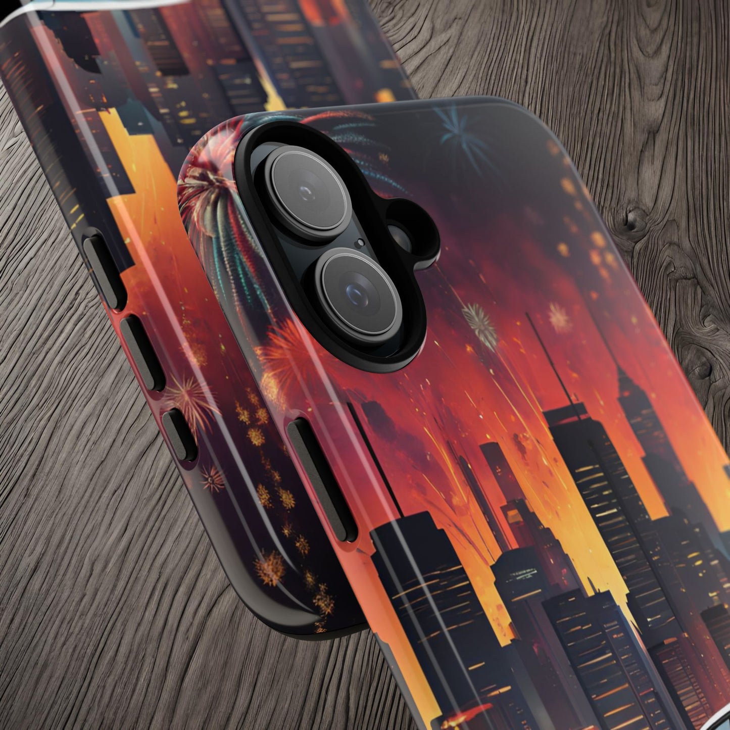 Volkswagon Golf GTI Fireworks-Dual Layer Ultra Tough Phone Case Printify by The Night Shift Automotive Apparel
