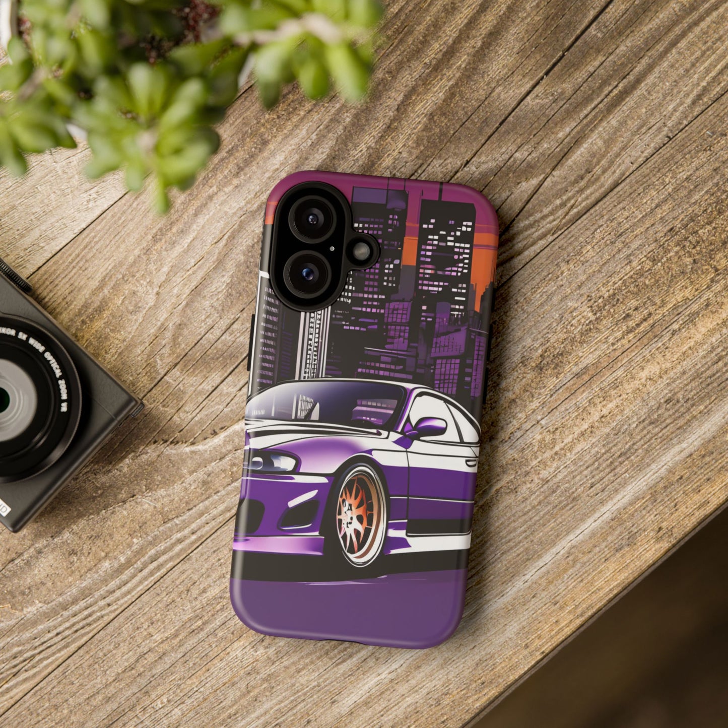 Nissan 240sx S15-Dual Layer Ultra Tough Phone Case iPhone 16 Matte Printify by The Night Shift Automotive Apparel