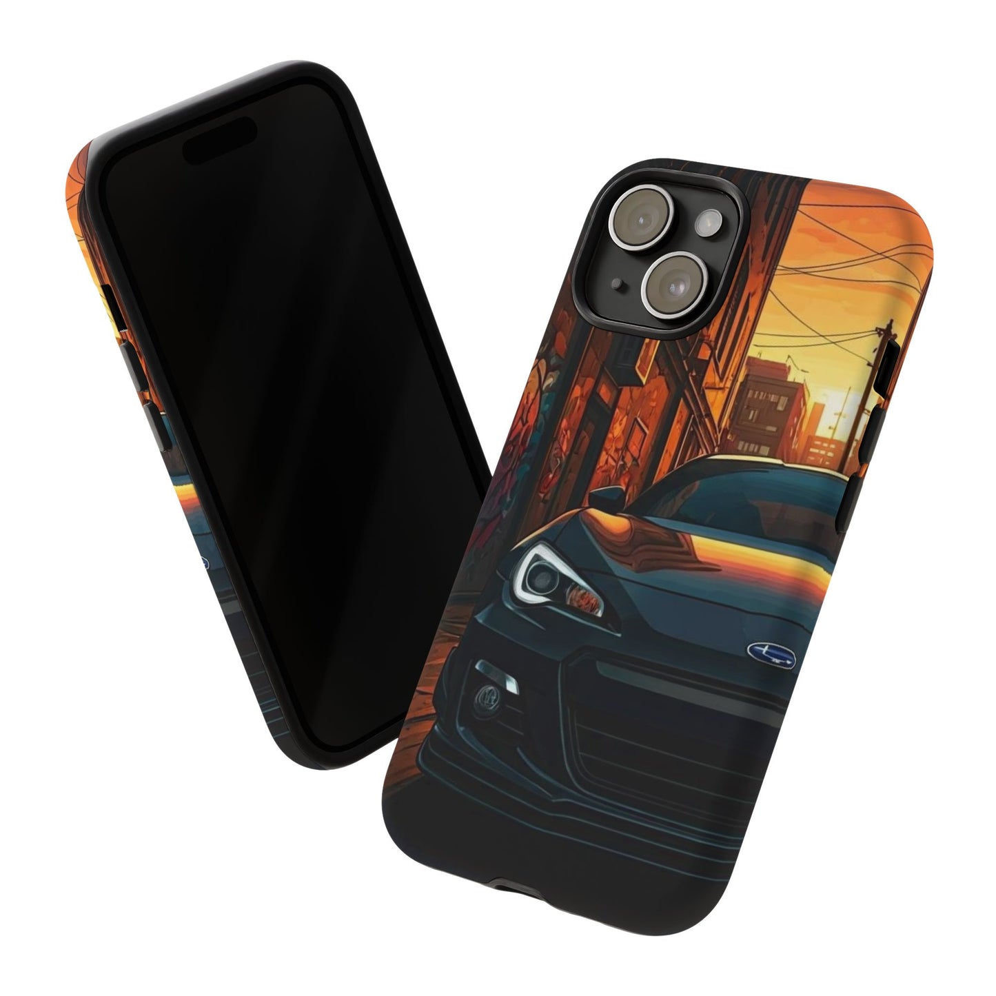 Subaru BRZ Street Life-Dual Layer Ultra Tough Phone Case Printify by The Night Shift Automotive Apparel