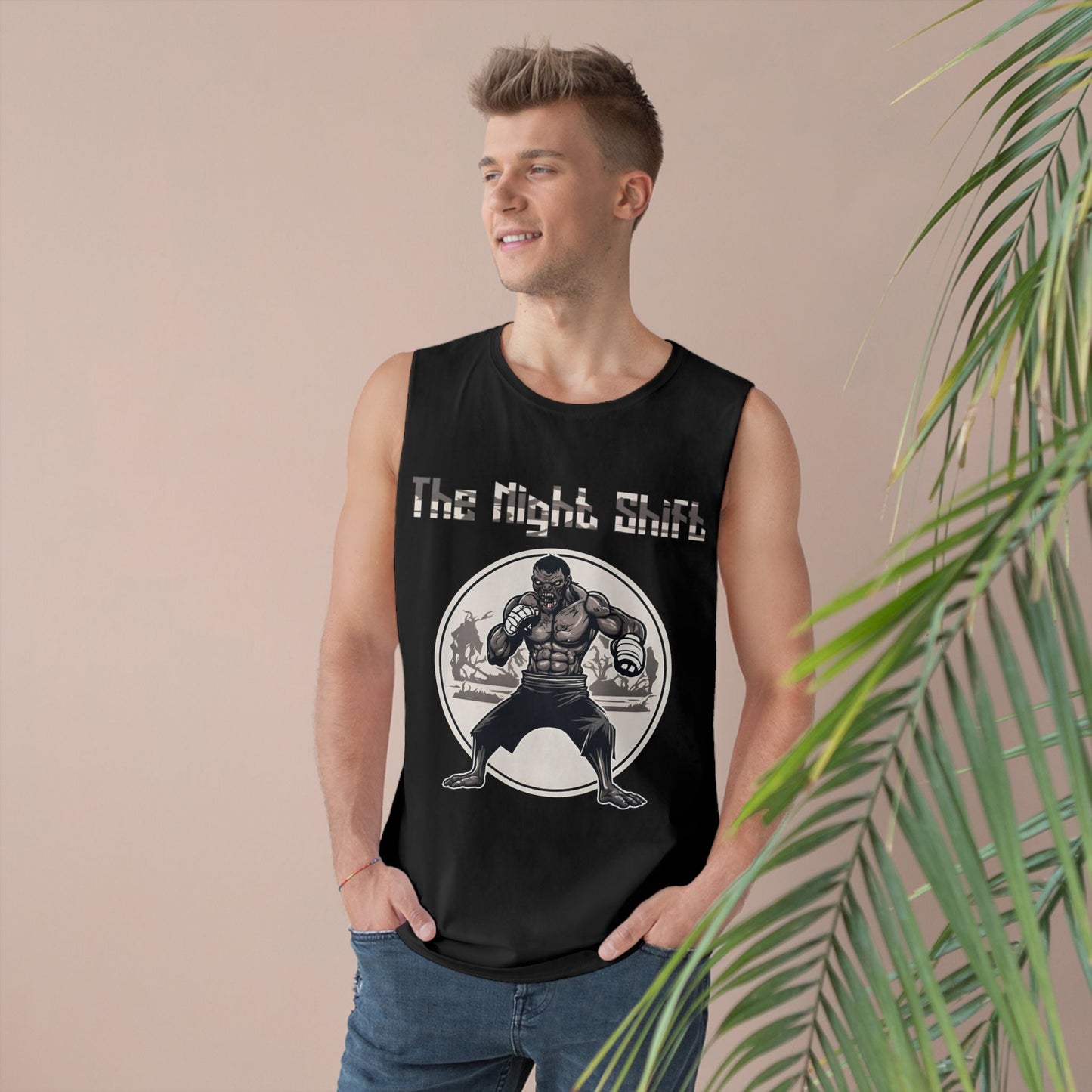 Maui Thai Zombie - Premium Unisex Barnard Tank Top Printify by The Night Shift Automotive Apparel