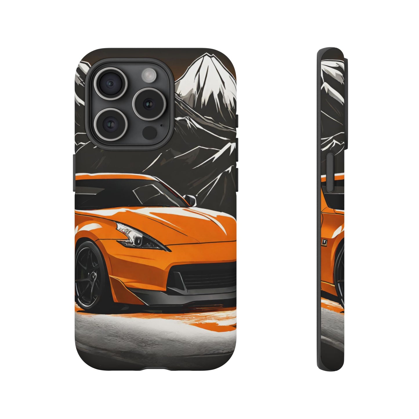 Nissan 370Z Mt Fuji-Dual Layer Ultra Tough Phone Case Printify by The Night Shift Automotive Apparel