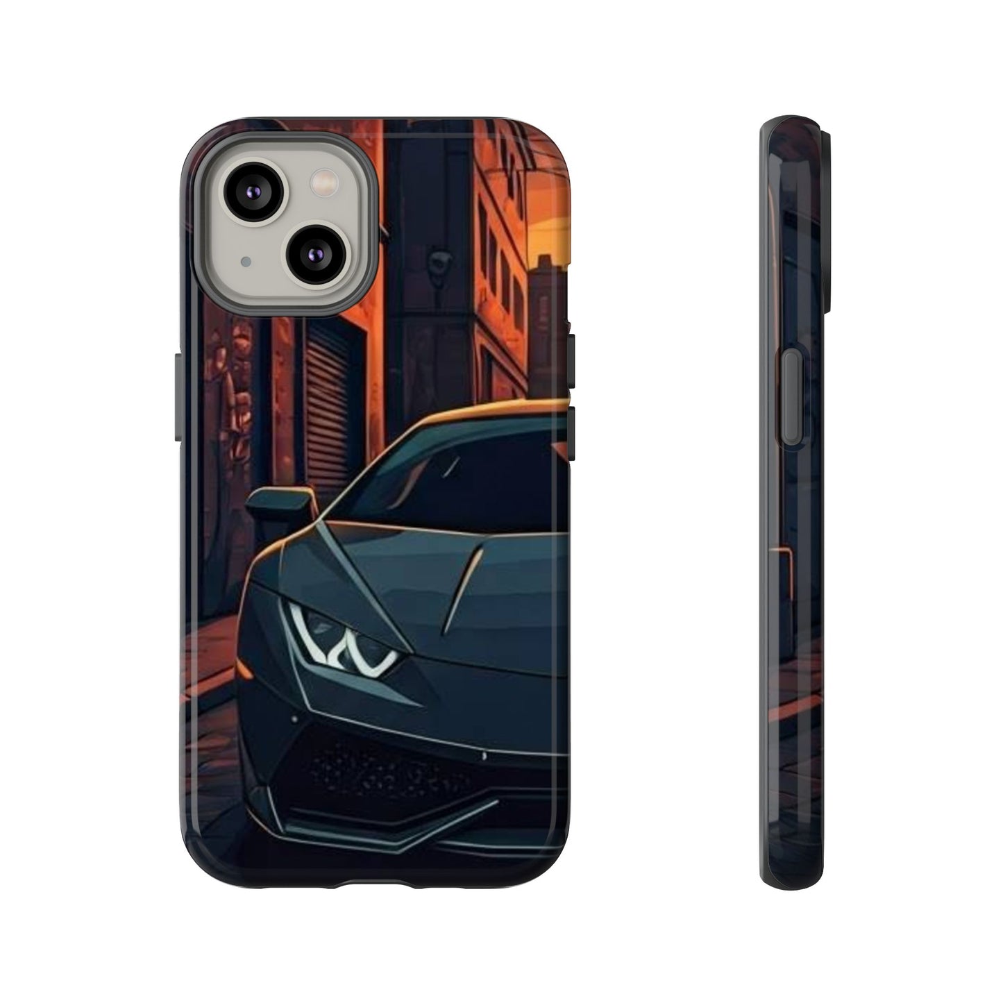 Lamborghini Huracan Street Life-Dual Layer Ultra Tough Phone Case Printify by The Night Shift Automotive Apparel