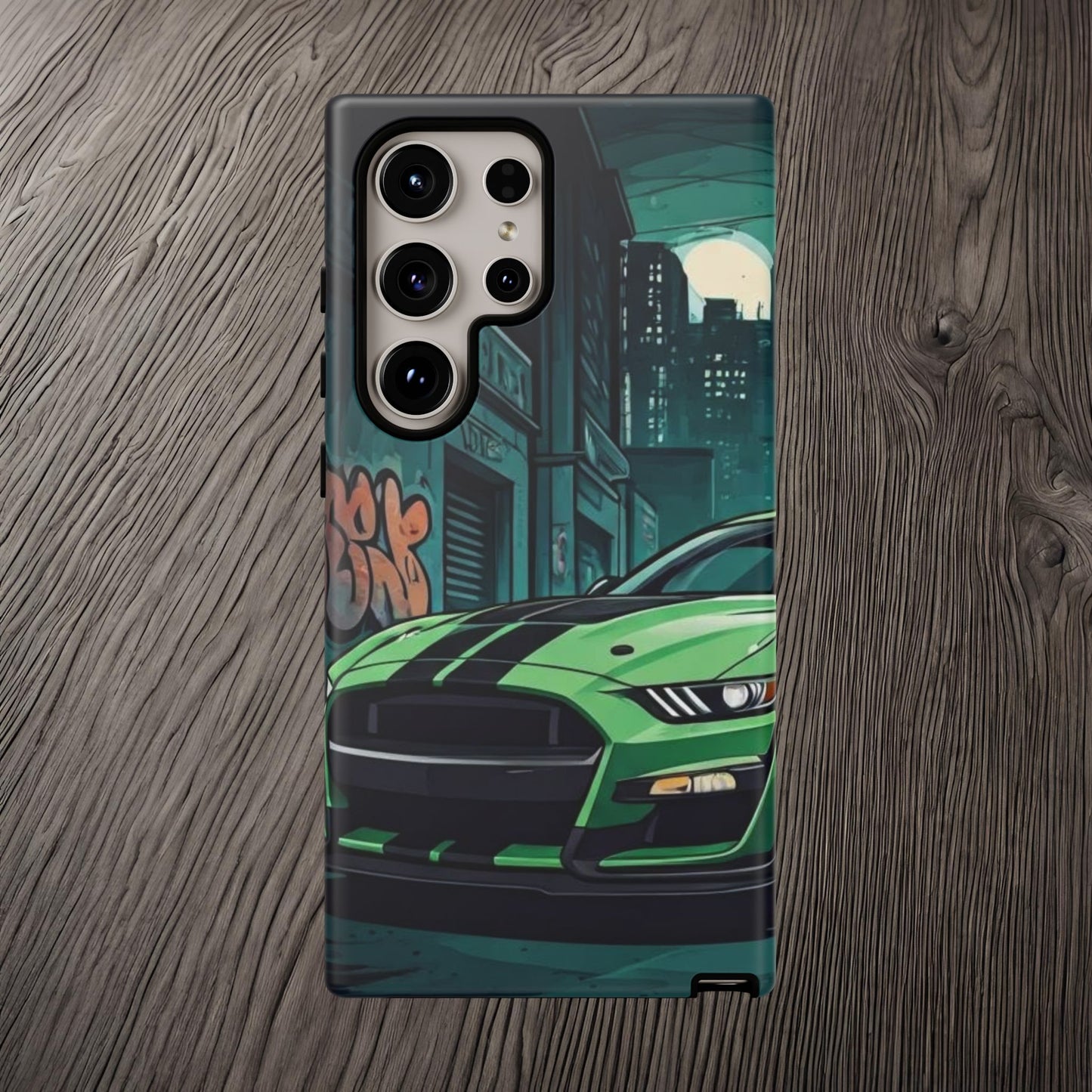 Ford Mustang Shelby GT500 Street Life-Dual Layer Ultra Tough Phone Case Samsung Galaxy S24 Ultra Matte Printify by The Night Shift Automotive Apparel
