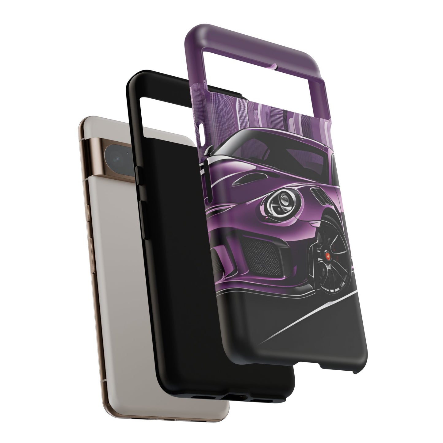 Porsche 911 GT3 RS-Dual Layer Ultra Tough Phone Case Printify by The Night Shift Automotive Apparel