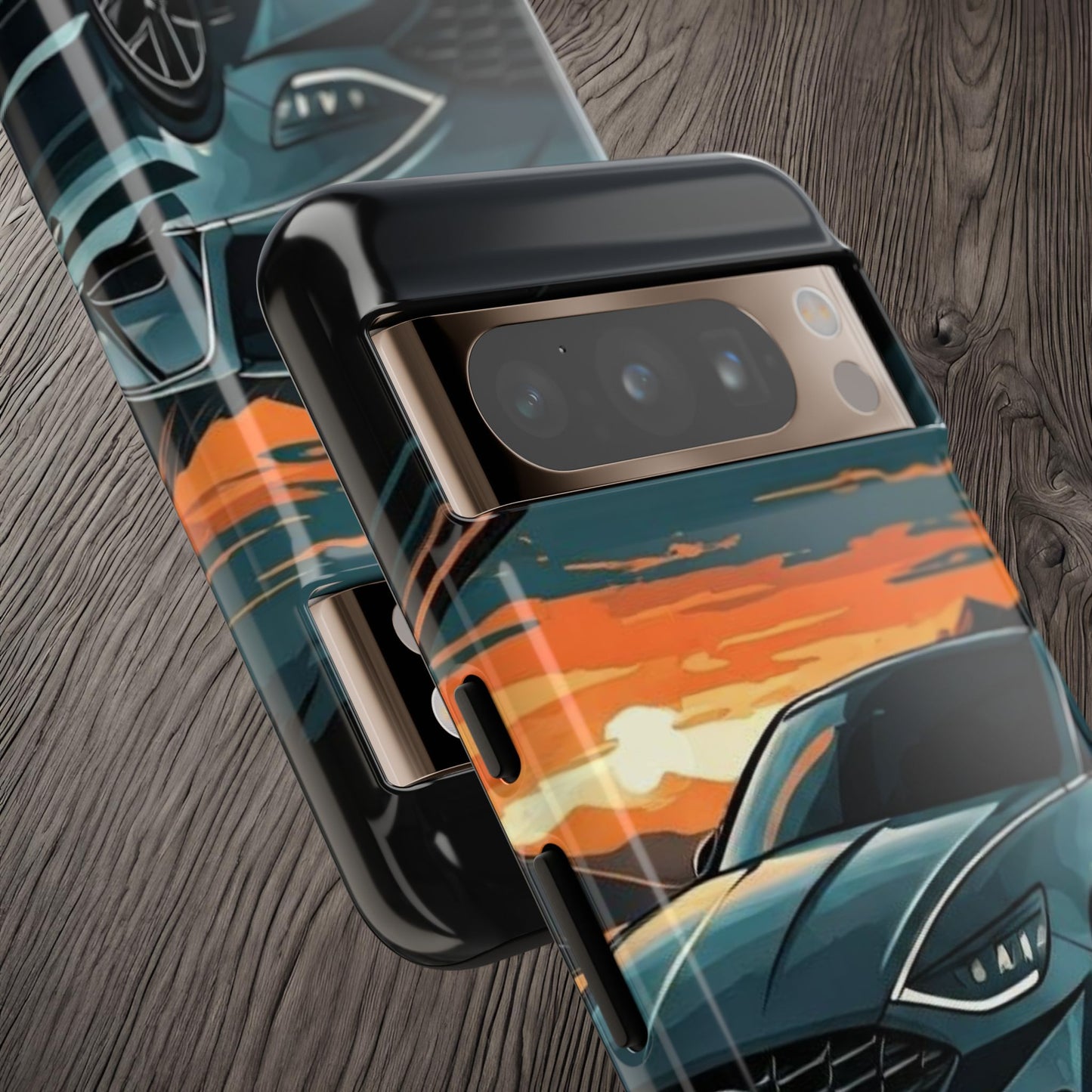 Hyundai Sonata-Sunset Drive-Dual Layer Ultra Tough Phone Case Printify by The Night Shift Automotive Apparel