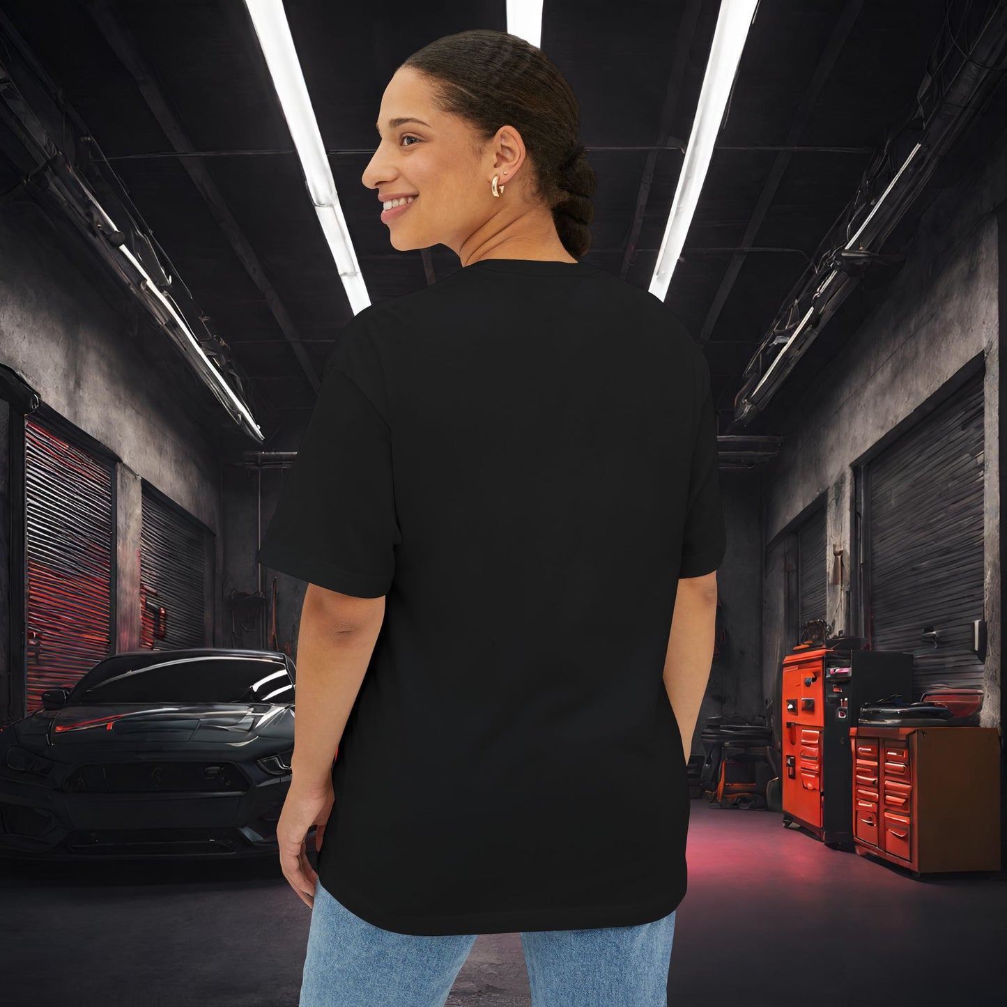 I Just Want To Run A Train-Premium, Ultra Soft Unisex Oversized Boxy Tee Printify by The Night Shift Automotive Apparel
