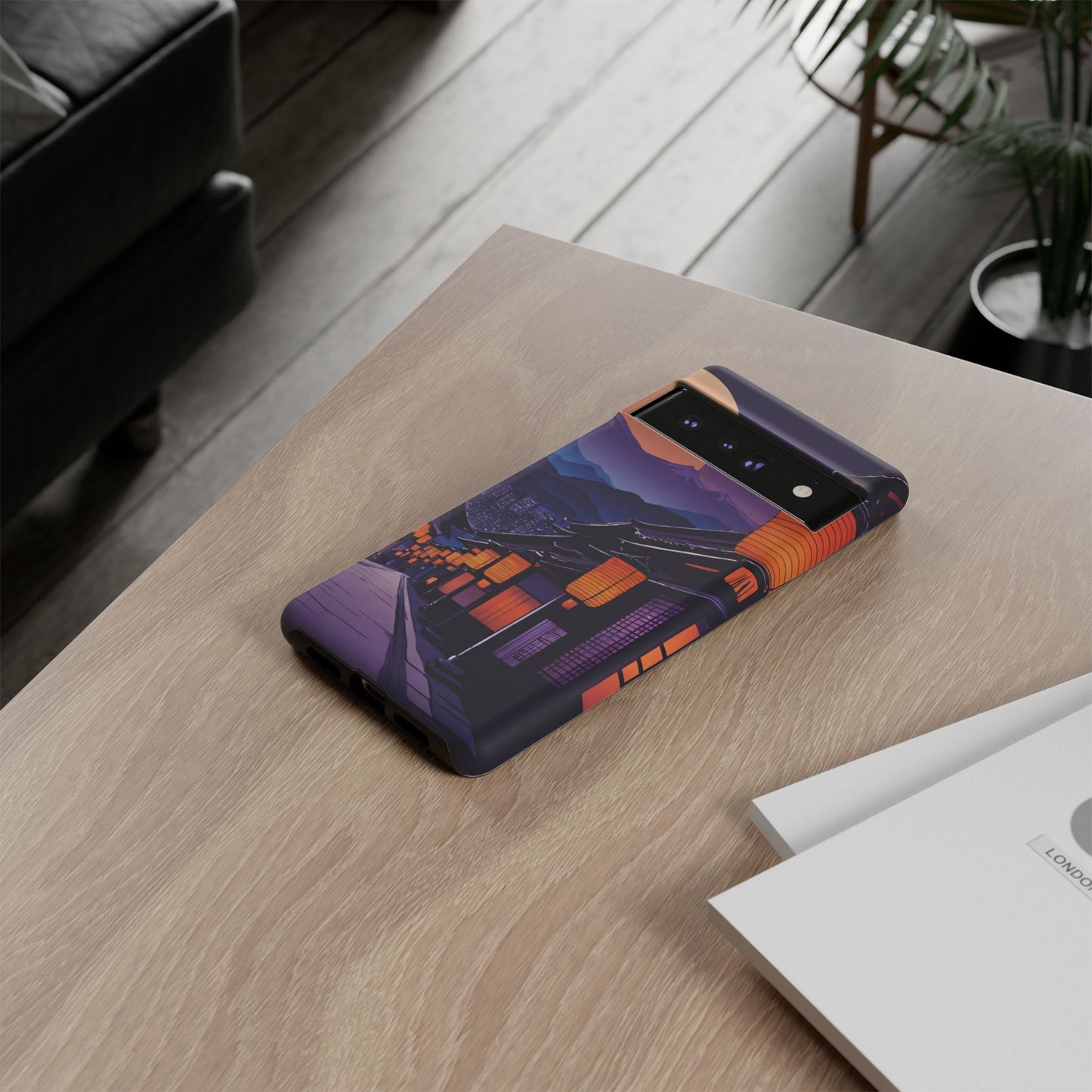 Traditional Japanese Village Countryside-Dual Layer Ultra Tough Phone Case Google Pixel 6 Pro Matte Printify by The Night Shift Automotive Apparel