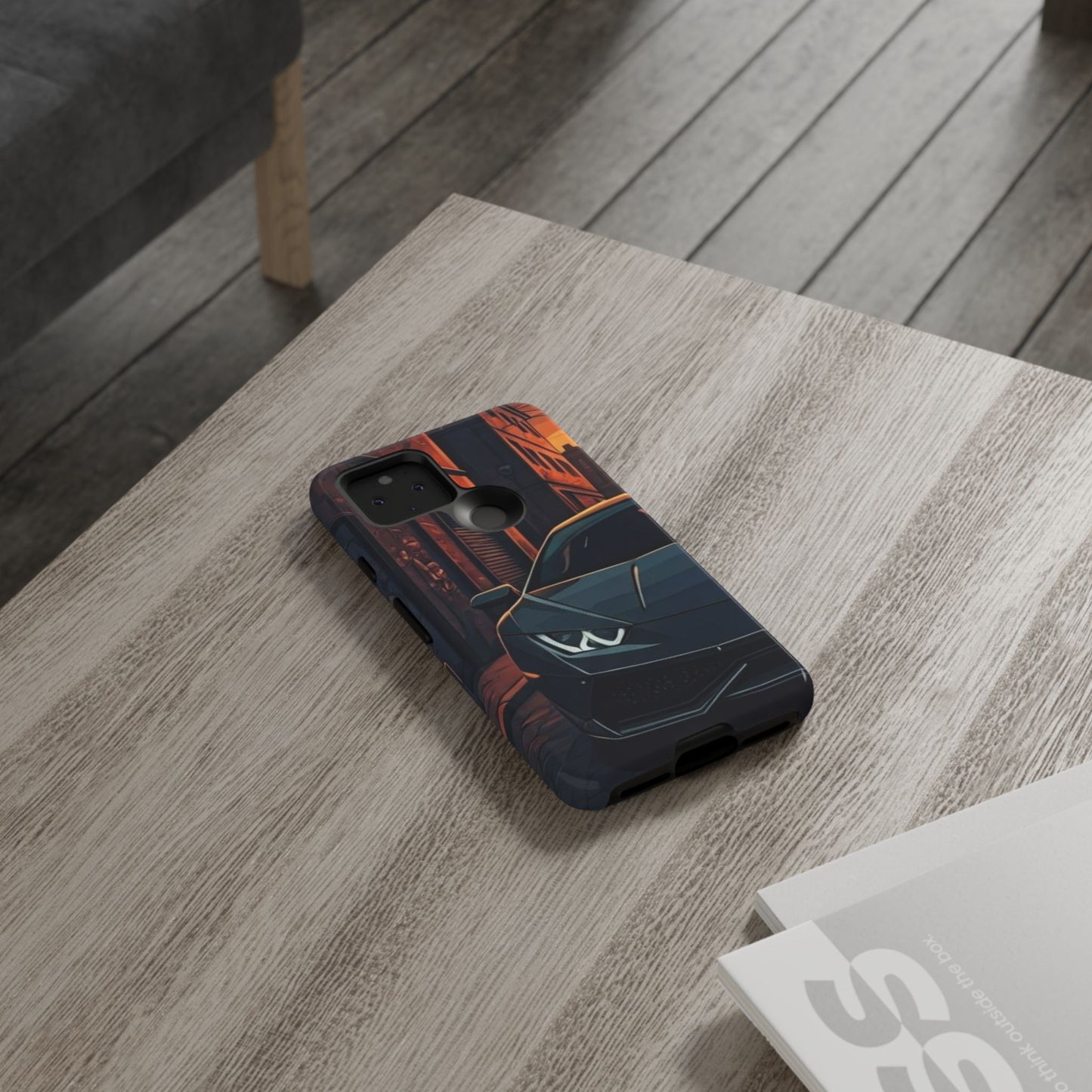 Lamborghini Huracan Street Life-Dual Layer Ultra Tough Phone Case Google Pixel 5 5G Glossy Printify by The Night Shift Automotive Apparel