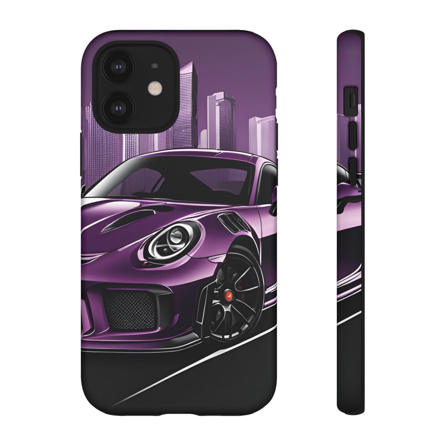 Porsche 911 GT3 RS-Dual Layer Ultra Tough Phone Case iPhone 12 Matte Printify by The Night Shift Automotive Apparel