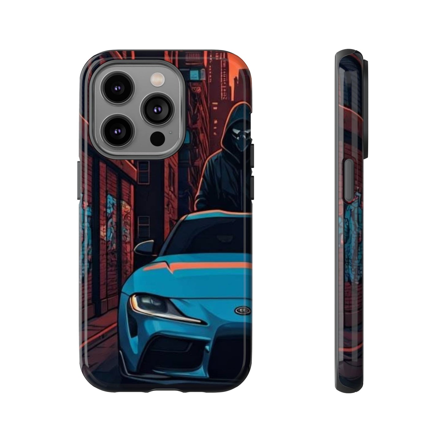 Toyota Supra MK-V Street Life-Dual Layer Ultra Tough Phone Case Printify by The Night Shift Automotive Apparel
