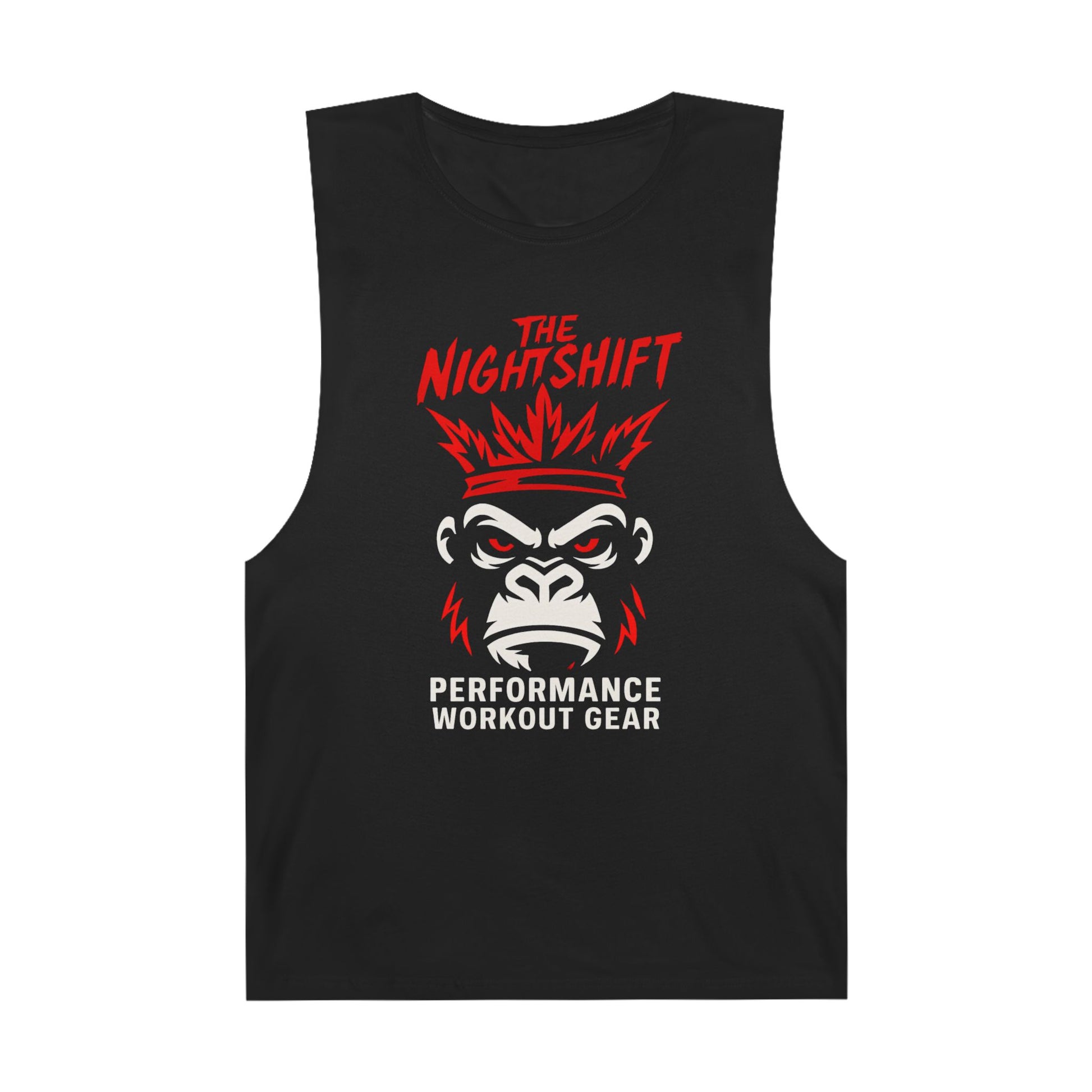 King Of The Gym - Premium Unisex Barnard Tank Top Black Printify by The Night Shift Automotive Apparel