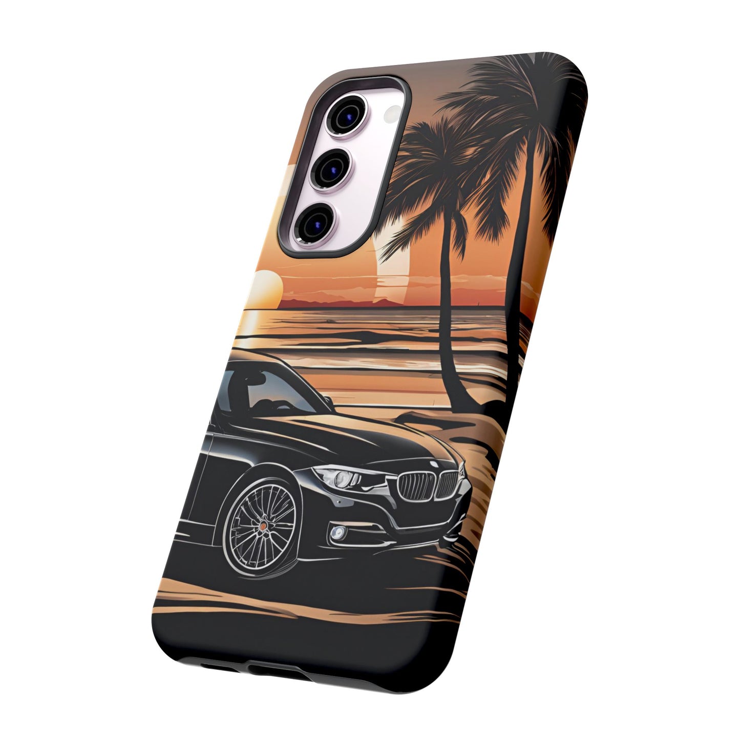 BMW Sunset On The Beach-Dual Layer Ultra Tough Phone Case Printify by The Night Shift Automotive Apparel
