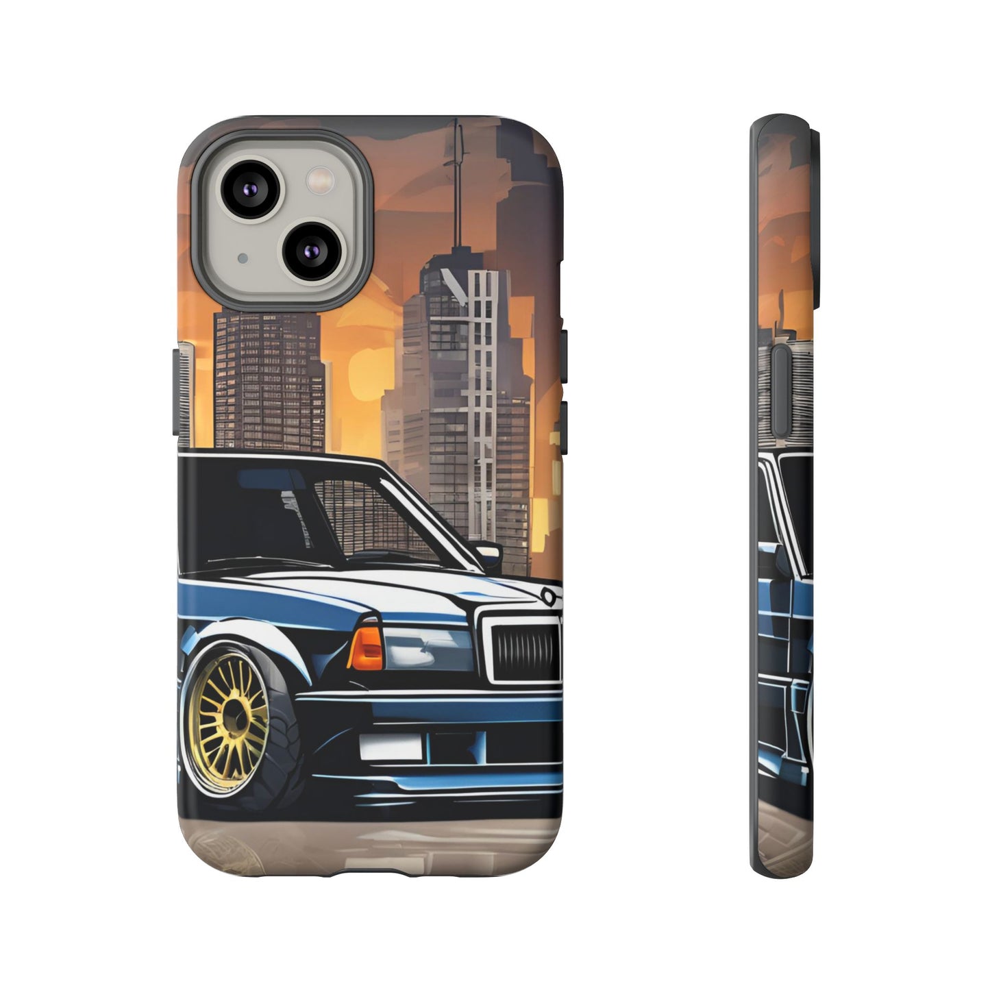 Mercedes Benz 190e Evo-Dual Layer Ultra Tough Phone Case Printify by The Night Shift Automotive Apparel
