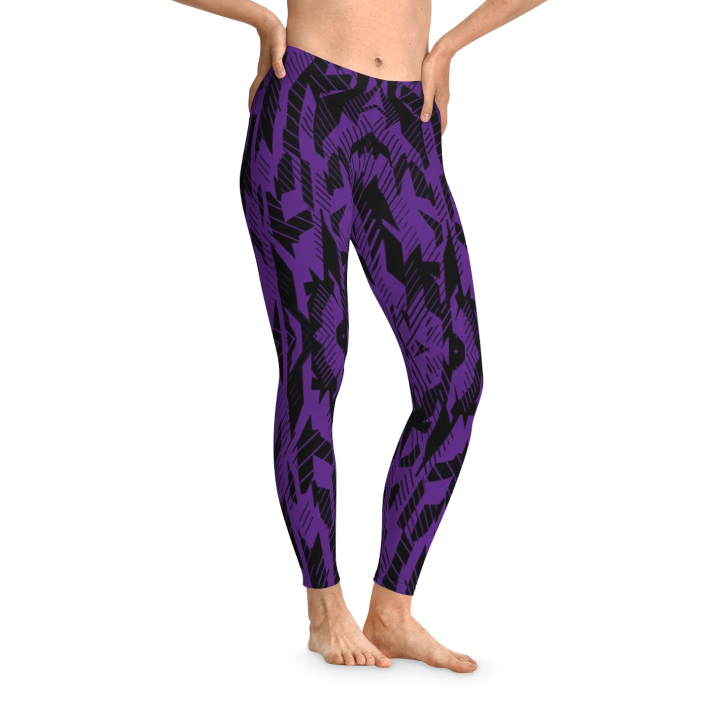 Stretchy Leggings Printify by The Night Shift Automotive Apparel