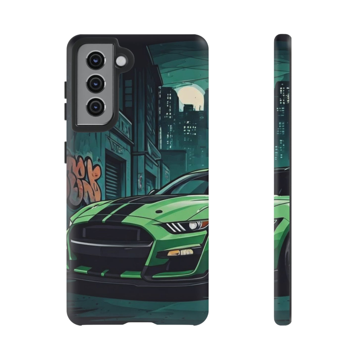 Ford Mustang Shelby GT500 Street Life-Dual Layer Ultra Tough Phone Case Samsung Galaxy S21 Matte Printify by The Night Shift Automotive Apparel