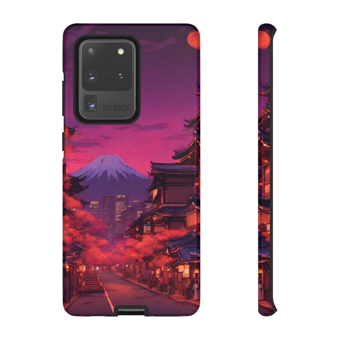 Traditional Japanese Village Countryside-Dual Layer Ultra Tough Phone Case Samsung Galaxy S20 Ultra Glossy Printify by The Night Shift Automotive Apparel