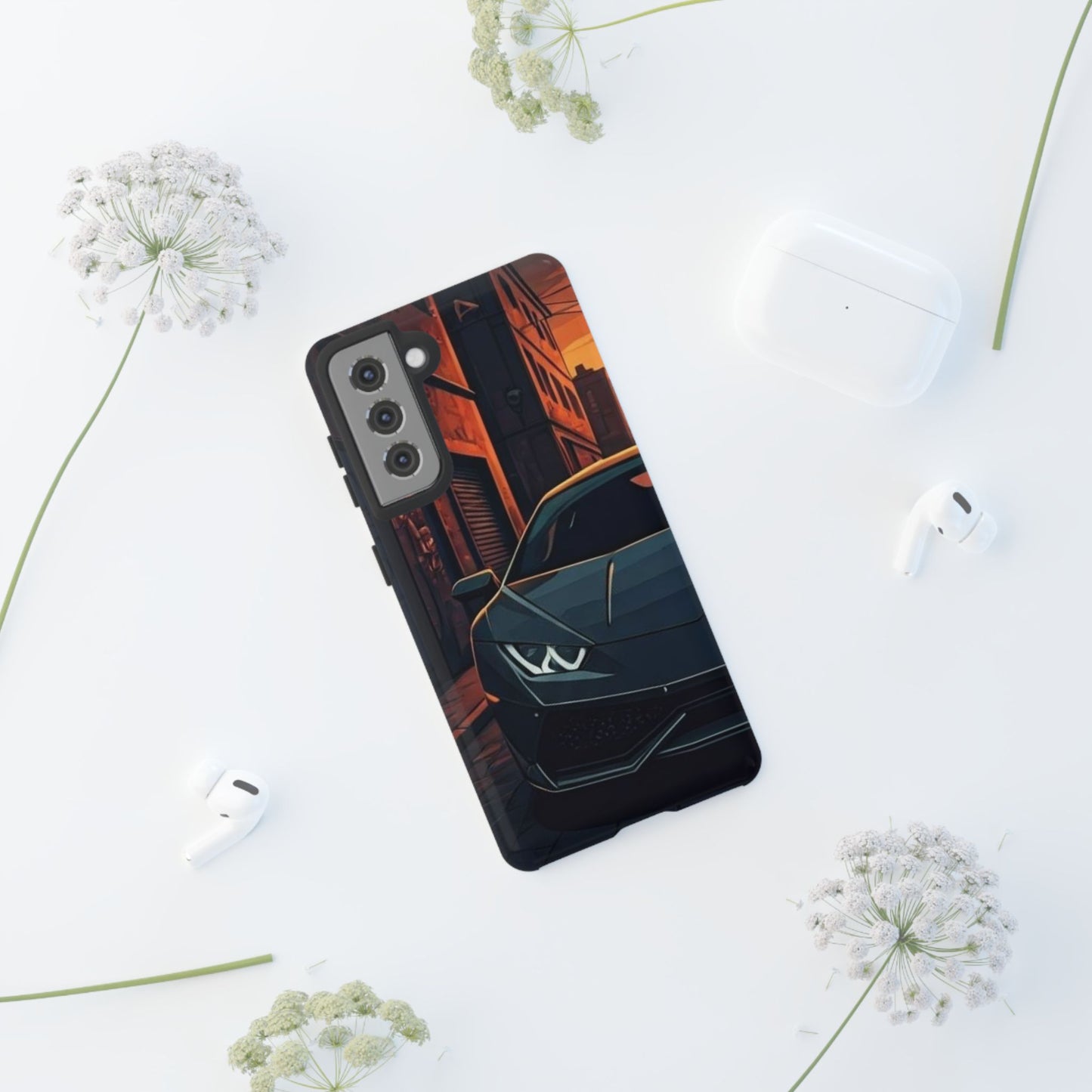 Lamborghini Huracan Street Life-Dual Layer Ultra Tough Phone Case Printify by The Night Shift Automotive Apparel