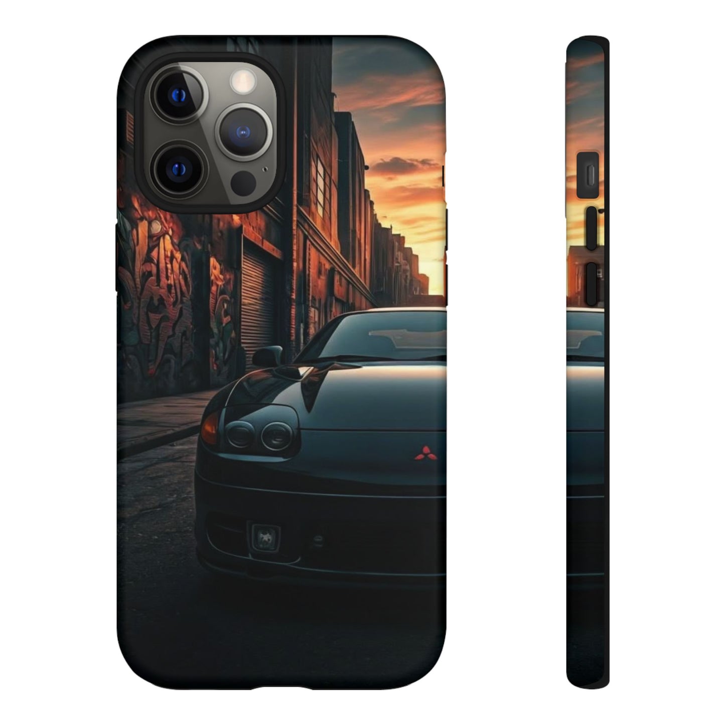 Mitsubishi 3000GT VR4 Street Life-Dual Layer Ultra Tough Phone Case iPhone 12 Pro Max Matte Printify by The Night Shift Automotive Apparel