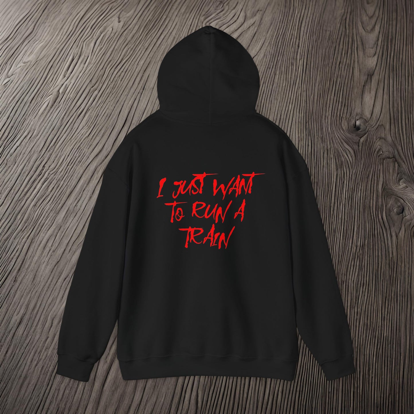 I Just Want To Run A Train-Ultra Soft, Premium Hoodie Printify by The Night Shift Automotive Apparel