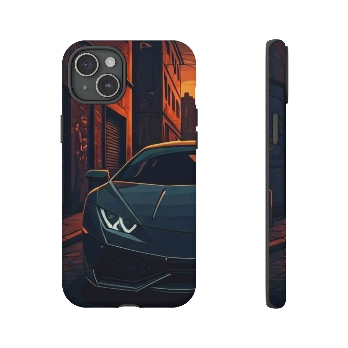 Lamborghini Huracan Street Life-Dual Layer Ultra Tough Phone Case Printify by The Night Shift Automotive Apparel