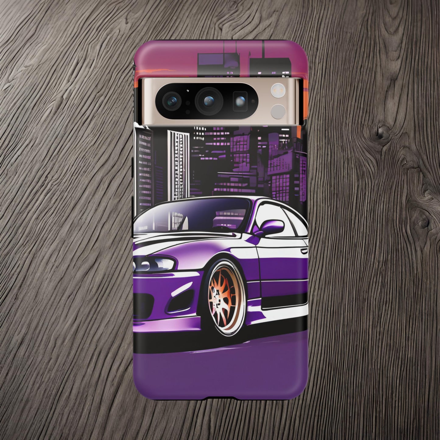 Nissan 240sx S15-Dual Layer Ultra Tough Phone Case Google Pixel 8 Pro Matte Printify by The Night Shift Automotive Apparel