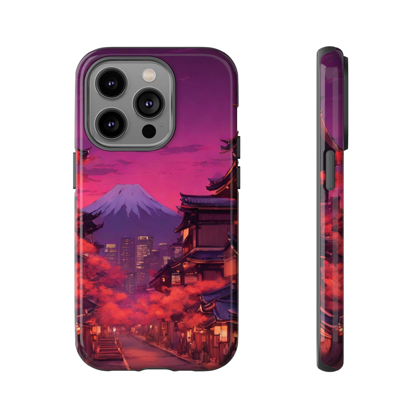 Traditional Japanese Village Countryside-Dual Layer Ultra Tough Phone Case Printify by The Night Shift Automotive Apparel