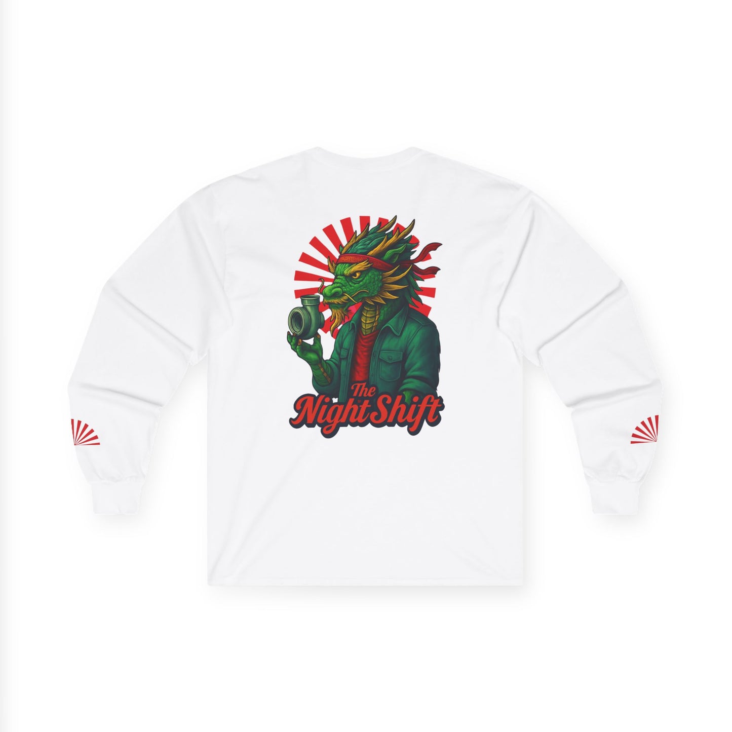 Good Vibes Dragon-Premium, Ultra Soft Unisex Long Sleeve Tee Printify by The Night Shift Automotive Apparel