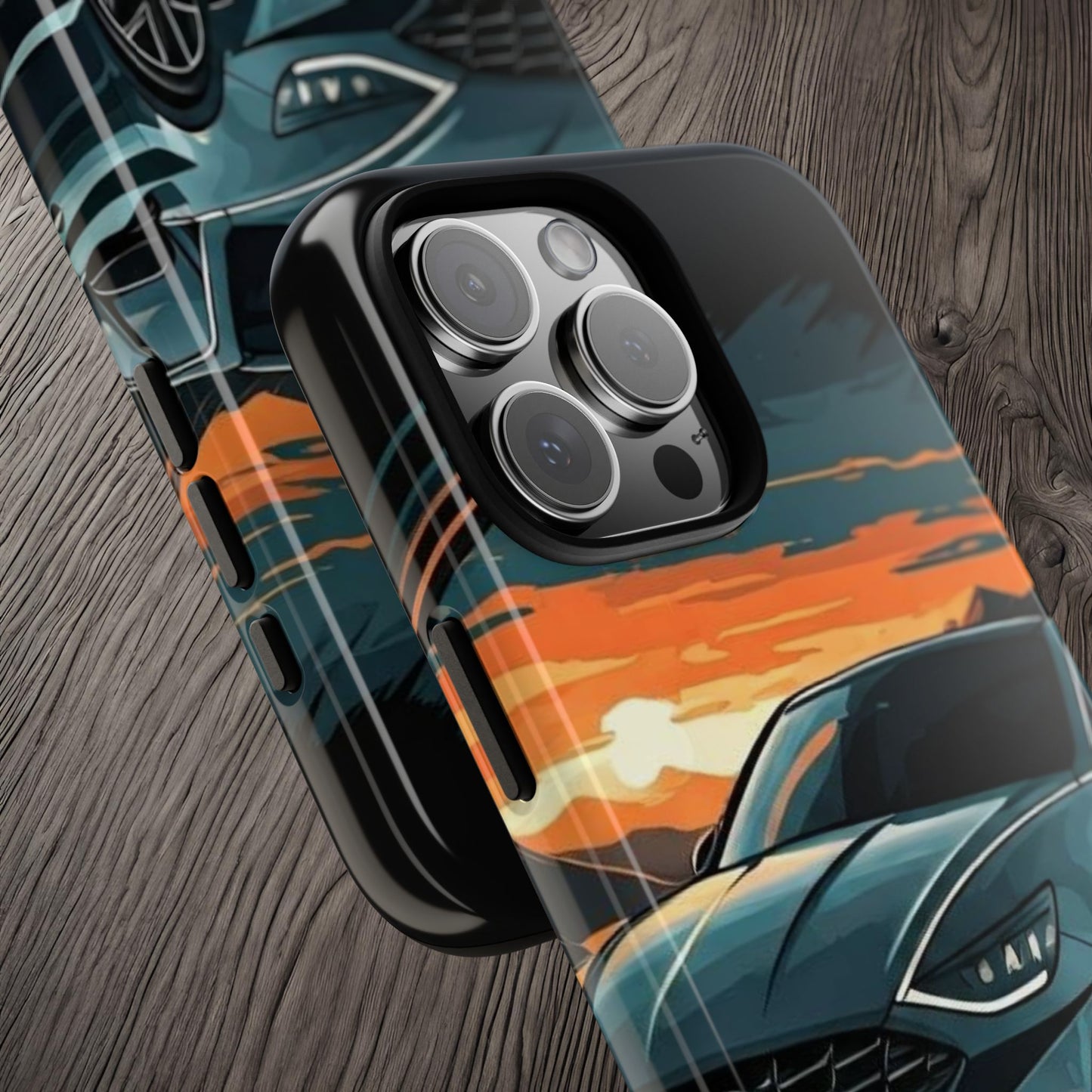 Hyundai Sonata-Sunset Drive-Dual Layer Ultra Tough Phone Case Printify by The Night Shift Automotive Apparel