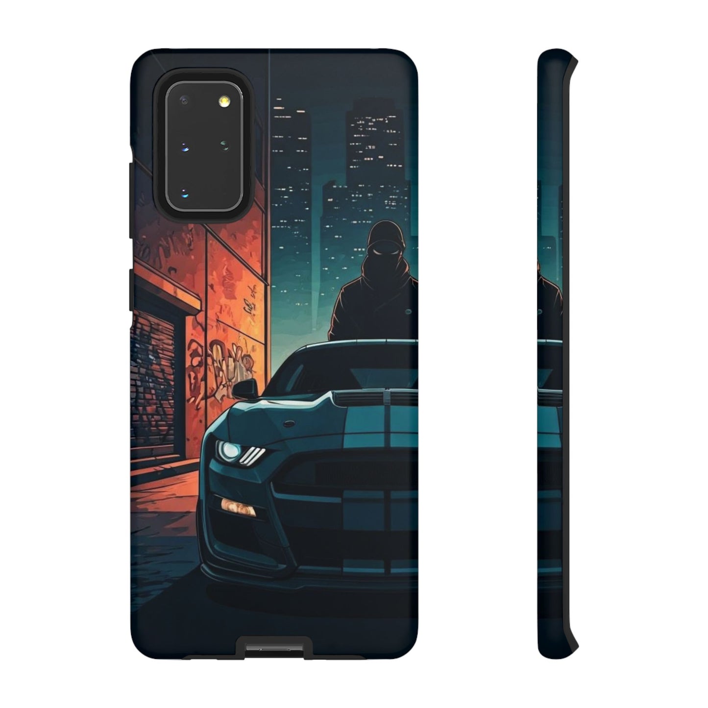 Ford Mustang Shelby GT350 Street Life-Dual Layer Ultra Tough Phone Case Samsung Galaxy S20+ Matte Printify by The Night Shift Automotive Apparel