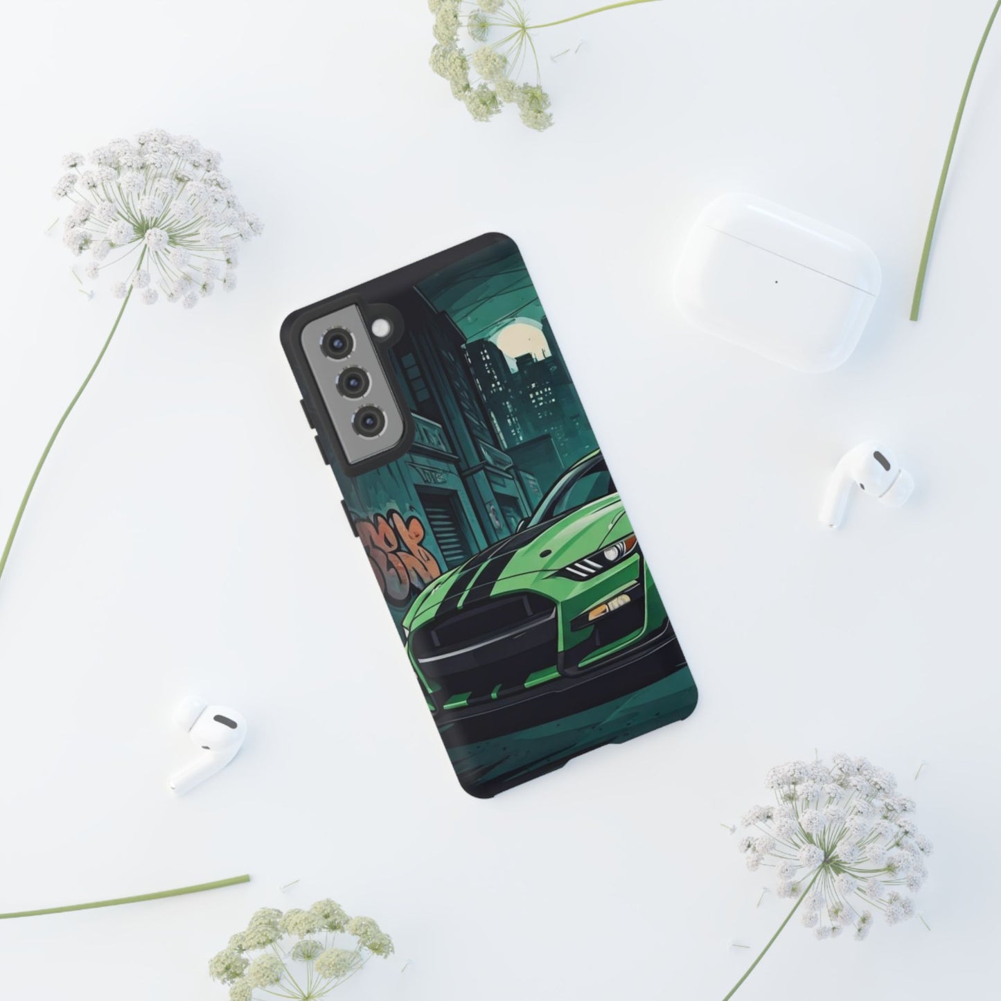 Ford Mustang Shelby GT500 Street Life-Dual Layer Ultra Tough Phone Case Printify by The Night Shift Automotive Apparel