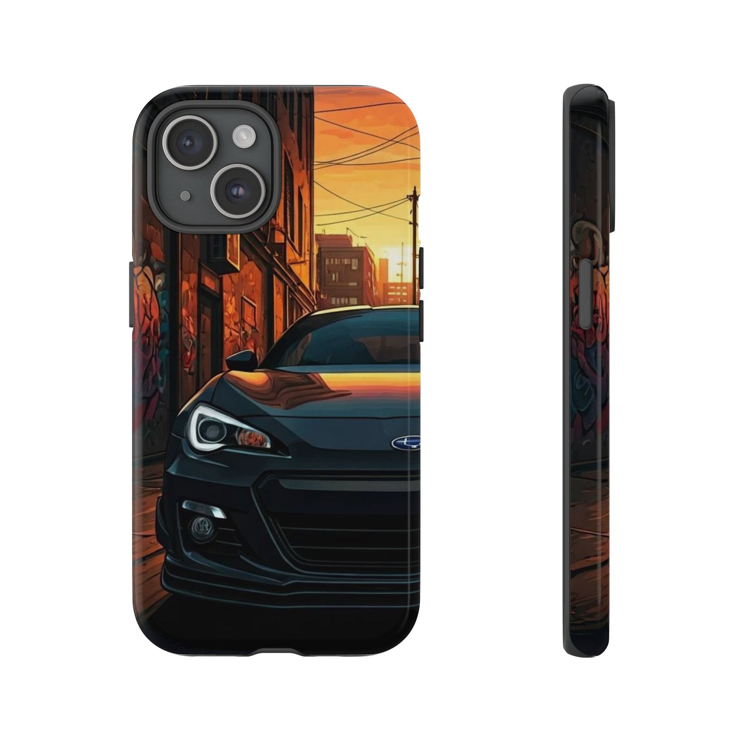 Subaru BRZ Street Life-Dual Layer Ultra Tough Phone Case Printify by The Night Shift Automotive Apparel