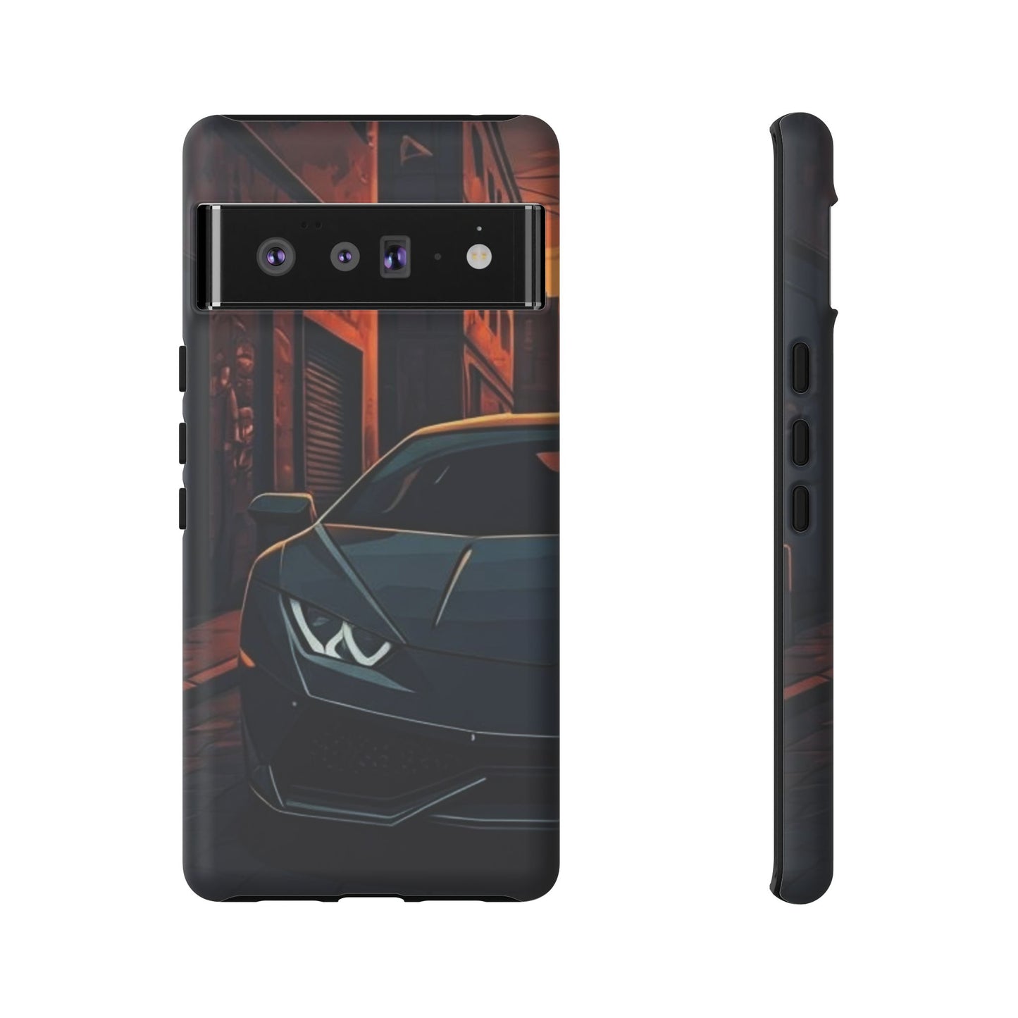 Lamborghini Huracan Street Life-Dual Layer Ultra Tough Phone Case Printify by The Night Shift Automotive Apparel