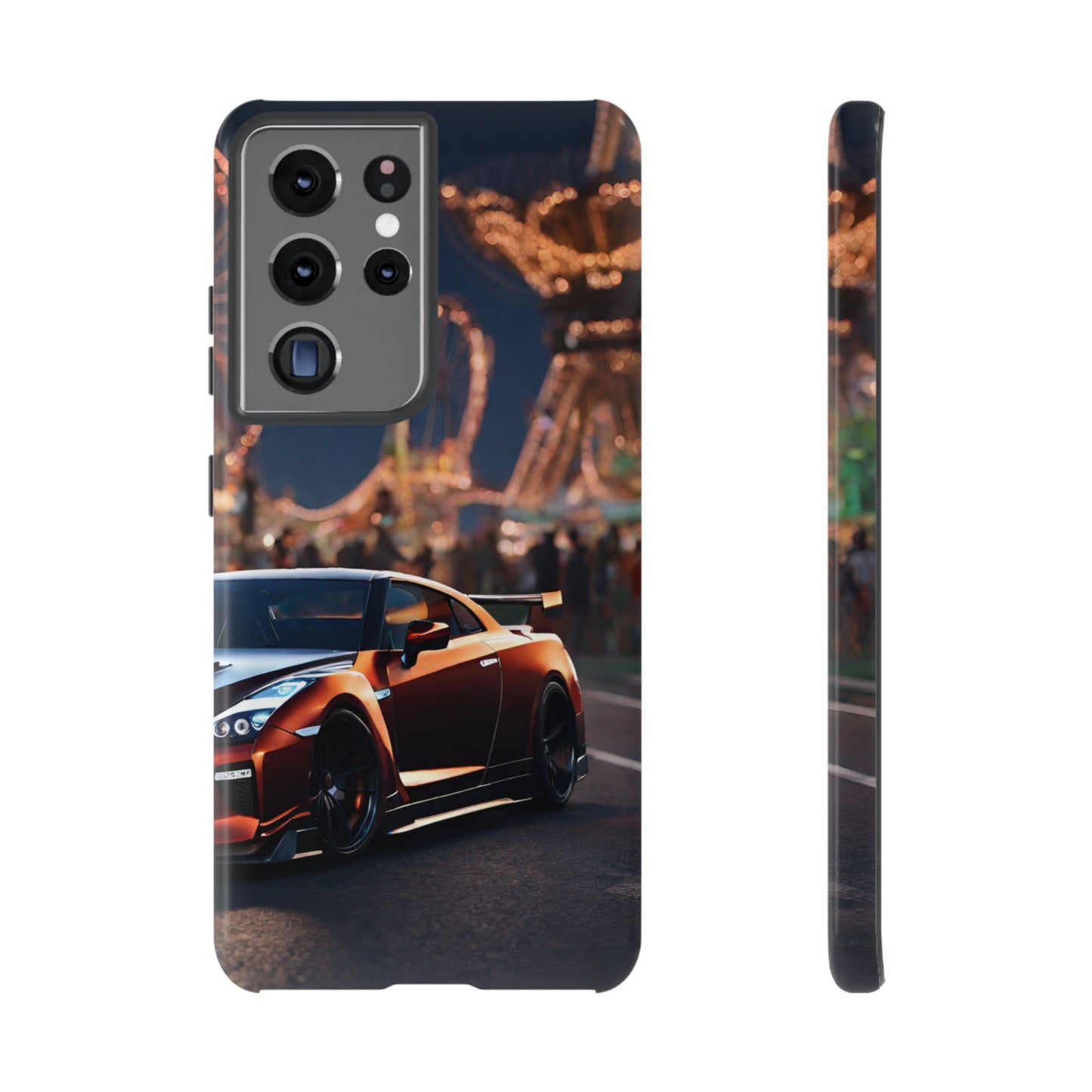 Nissan GTR R35-Dual Layer Ultra Tough Phone Case Samsung Galaxy S21 Ultra Glossy Printify by The Night Shift Automotive Apparel