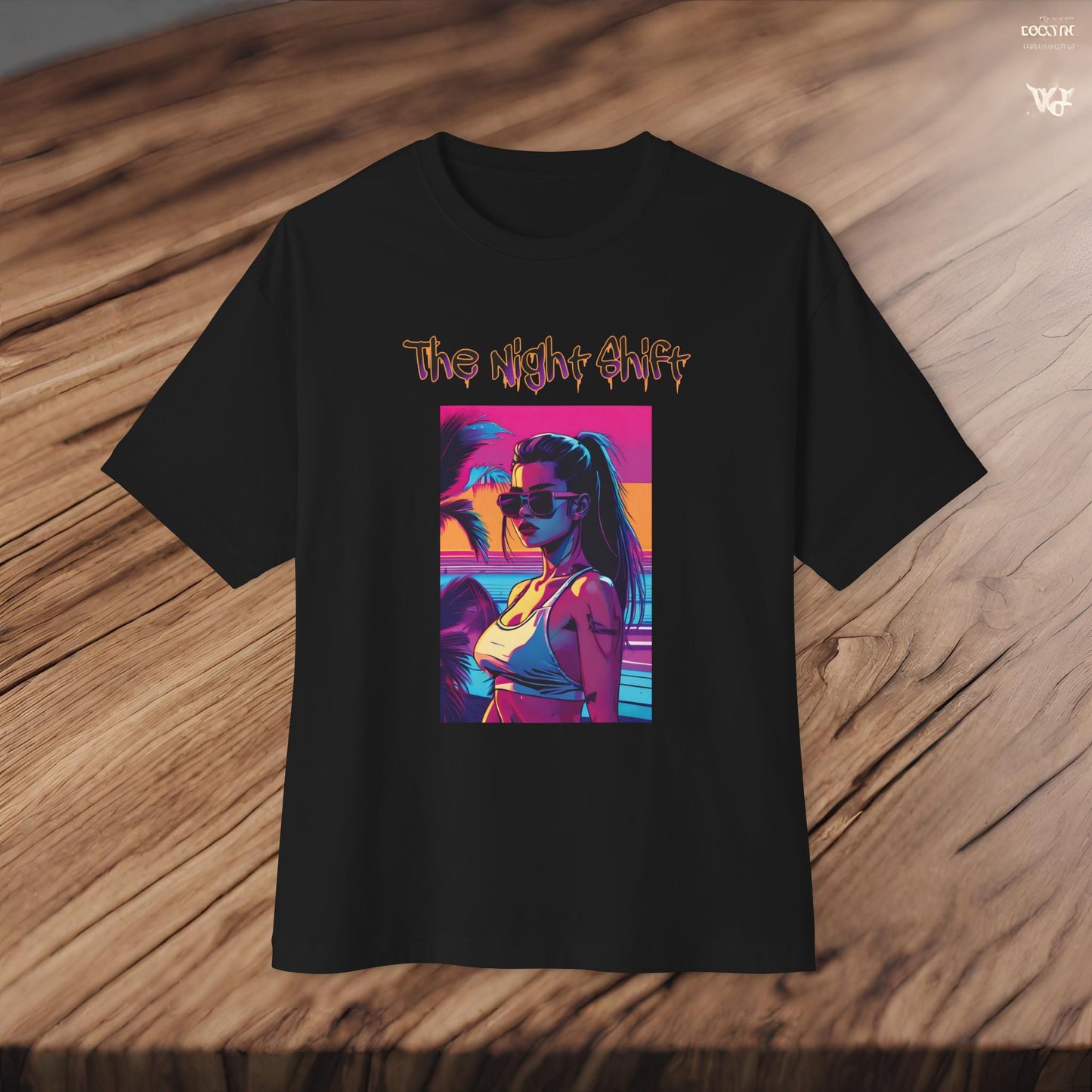 Heatwave-Premium, Ultra Soft Unisex Oversized Boxy Tee Printify by The Night Shift Automotive Apparel