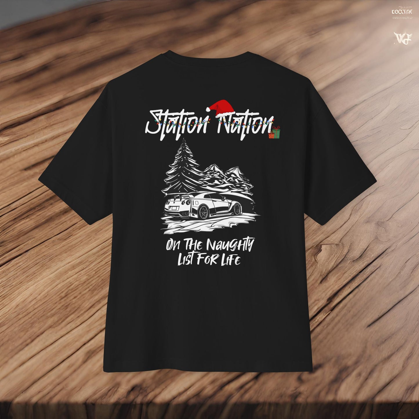 🎄 Christmas Limited Edition Station Nation-Premium, Ultra Soft Unisex Oversized Boxy Tee Printify by The Night Shift Automotive Apparel