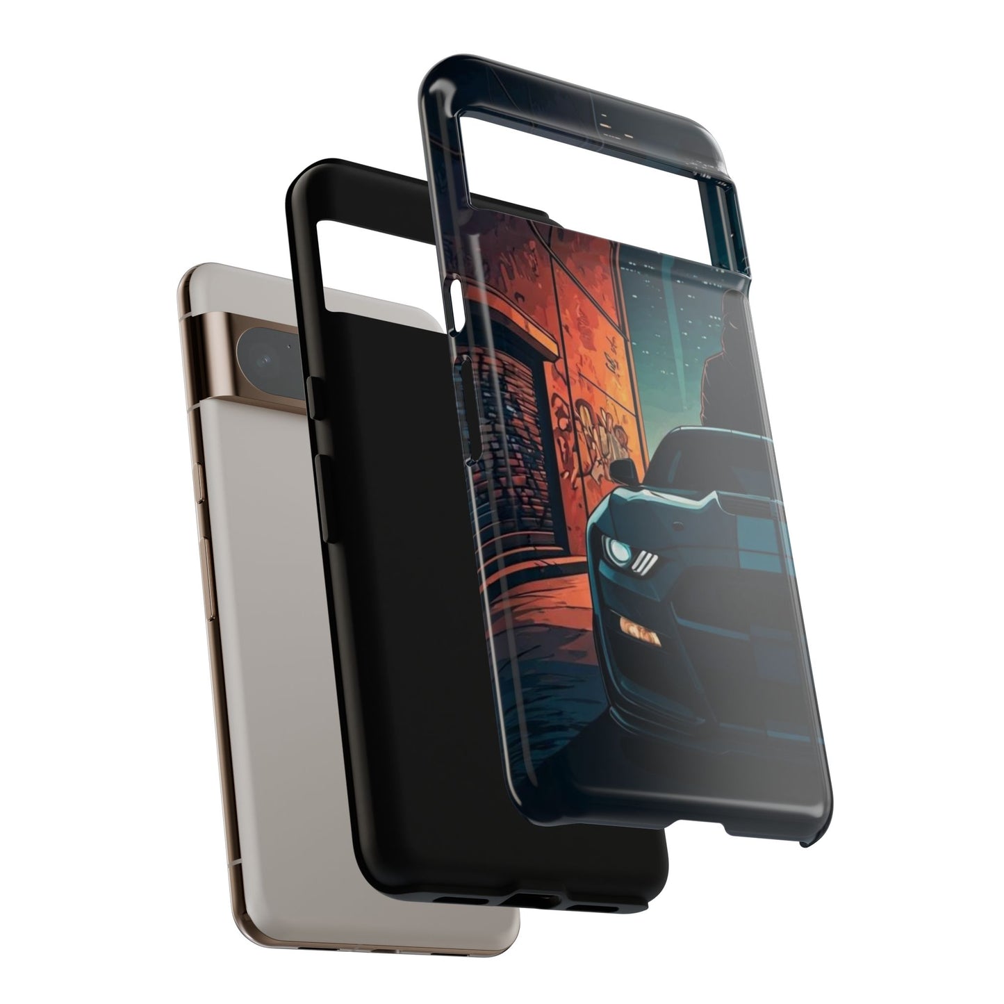 Ford Mustang Shelby GT350 Street Life-Dual Layer Ultra Tough Phone Case Printify by The Night Shift Automotive Apparel