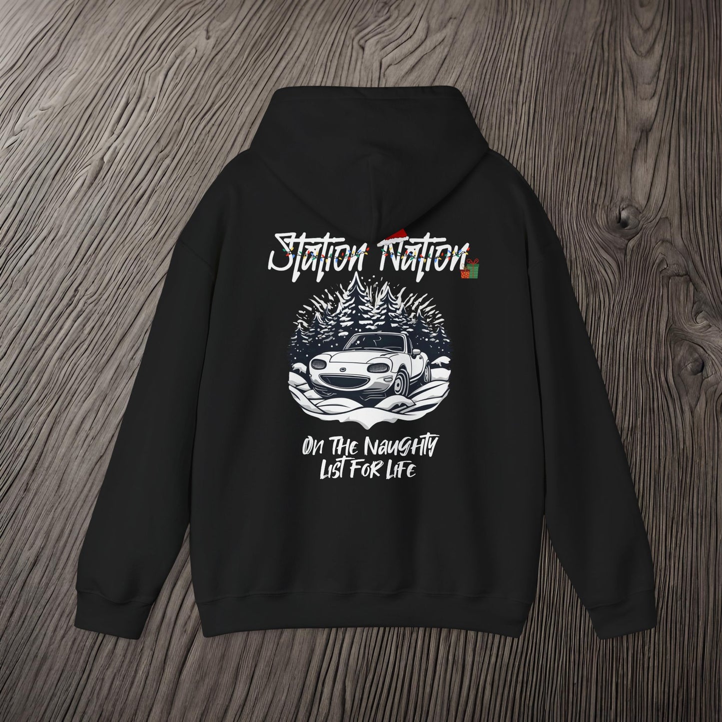 🎁 Christmas Limited Edition Station Nation-Ultra Soft, Premium Hoodie Printify by The Night Shift Automotive Apparel