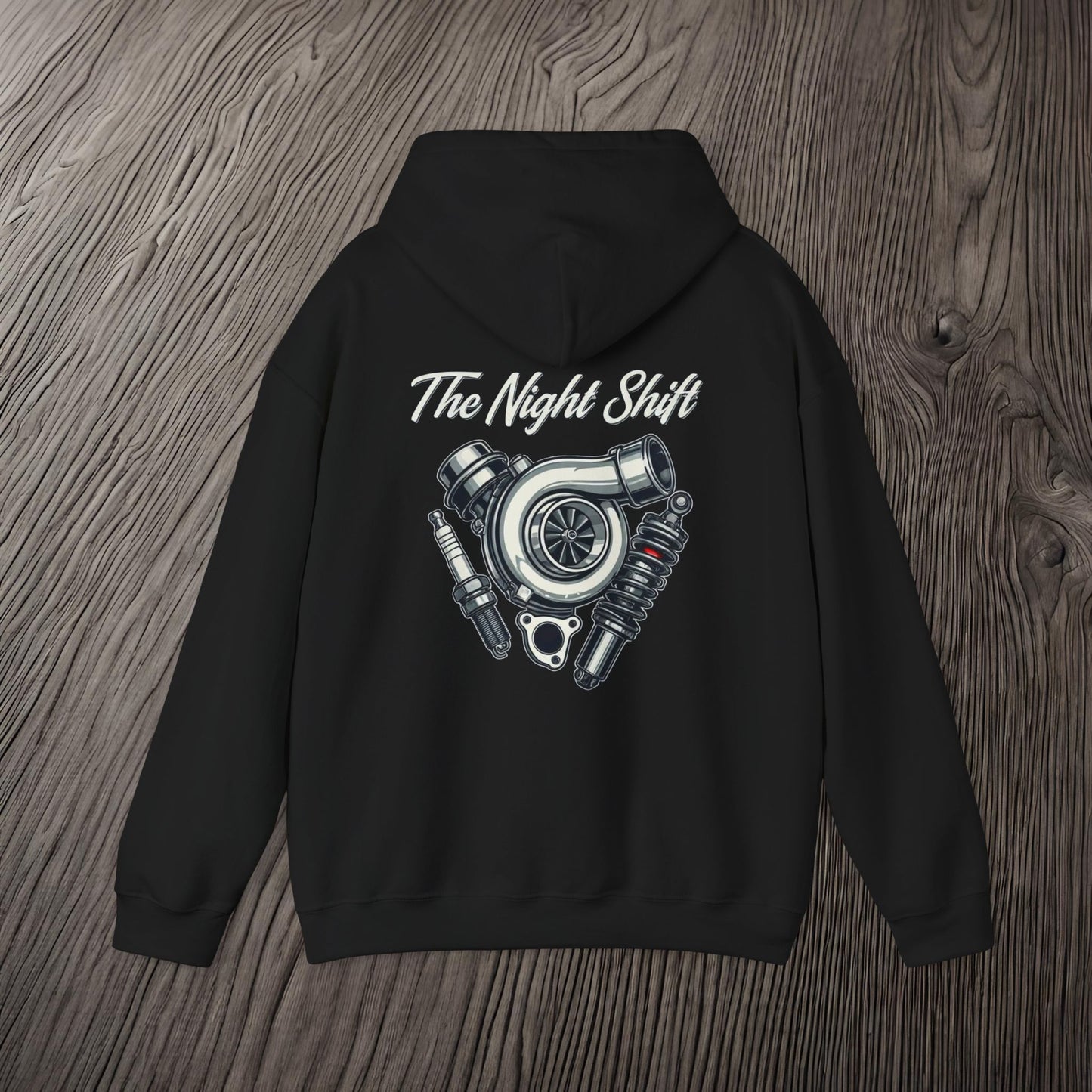 The Night Shift Essentials-Ultra Soft, Premium Hoodie Printify by The Night Shift Automotive Apparel