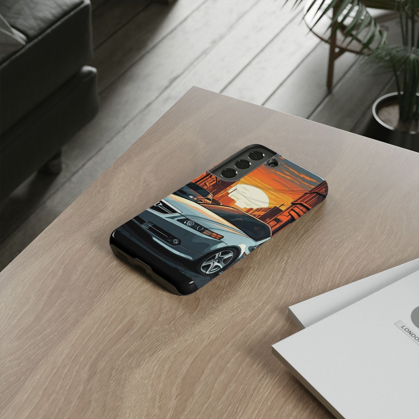 Acura TL Street Life-Dual Layer Ultra Tough Phone Case Samsung Galaxy S22 Glossy Printify by The Night Shift Automotive Apparel