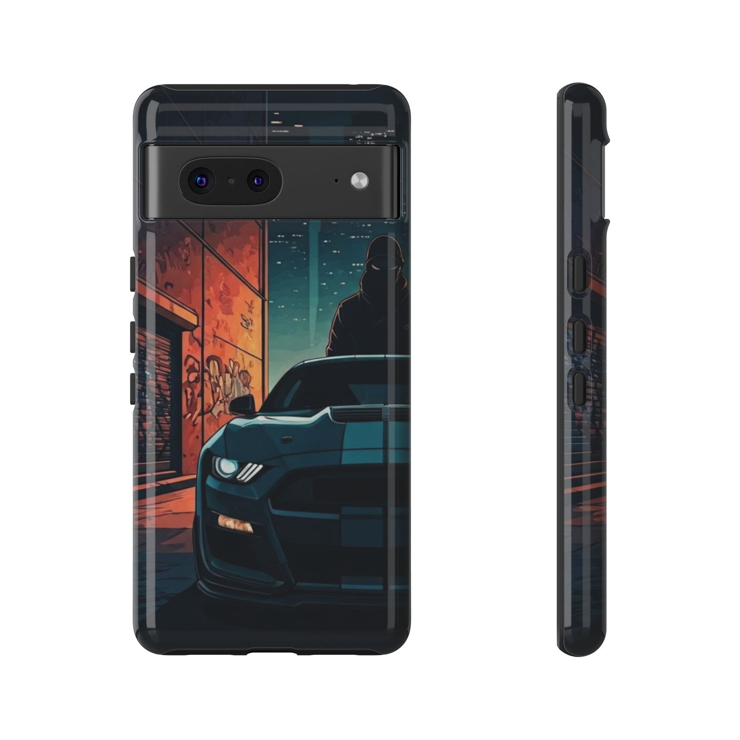 Ford Mustang Shelby GT350 Street Life-Dual Layer Ultra Tough Phone Case Printify by The Night Shift Automotive Apparel