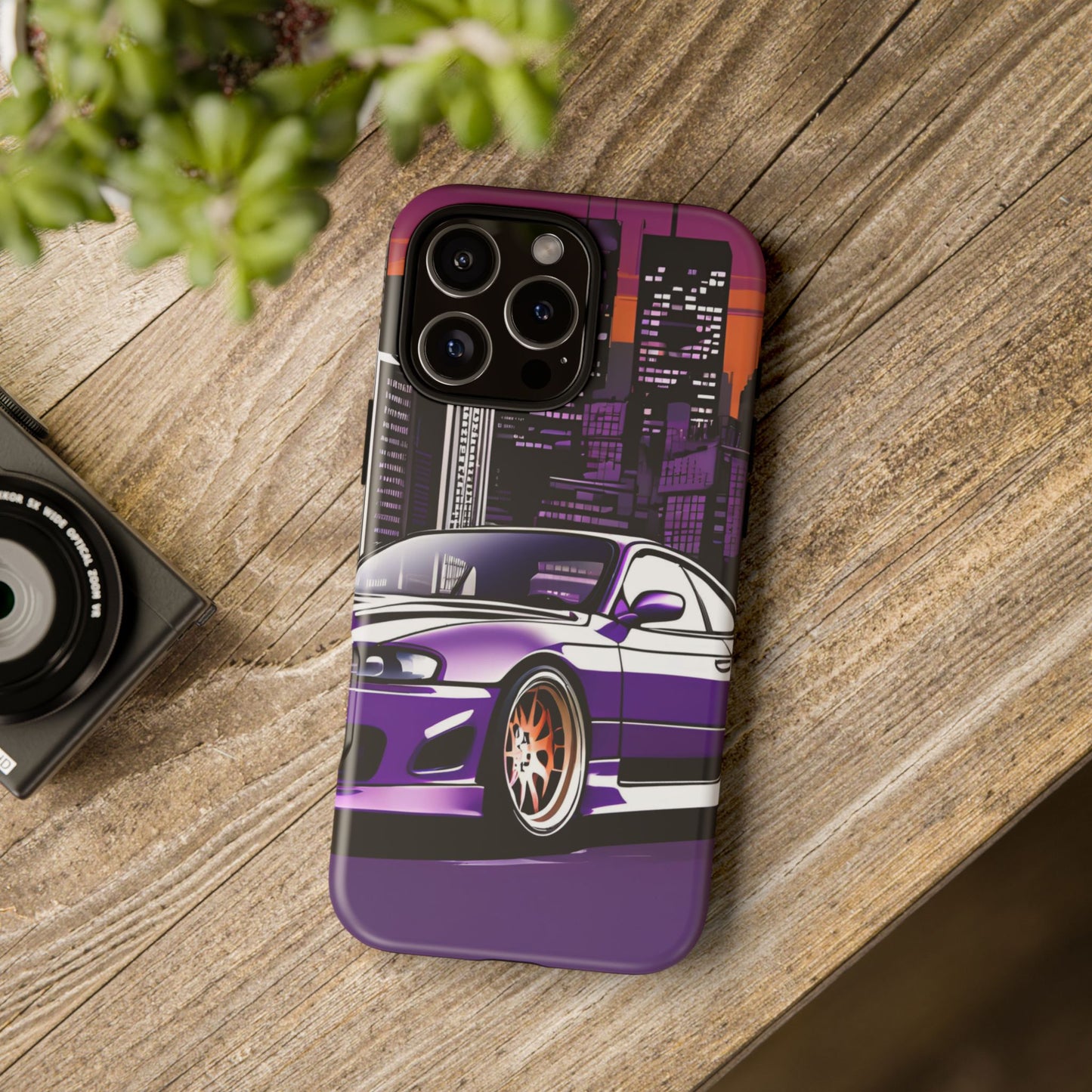 Nissan 240sx S15-Dual Layer Ultra Tough Phone Case iPhone 16 Pro Max Matte Printify by The Night Shift Automotive Apparel