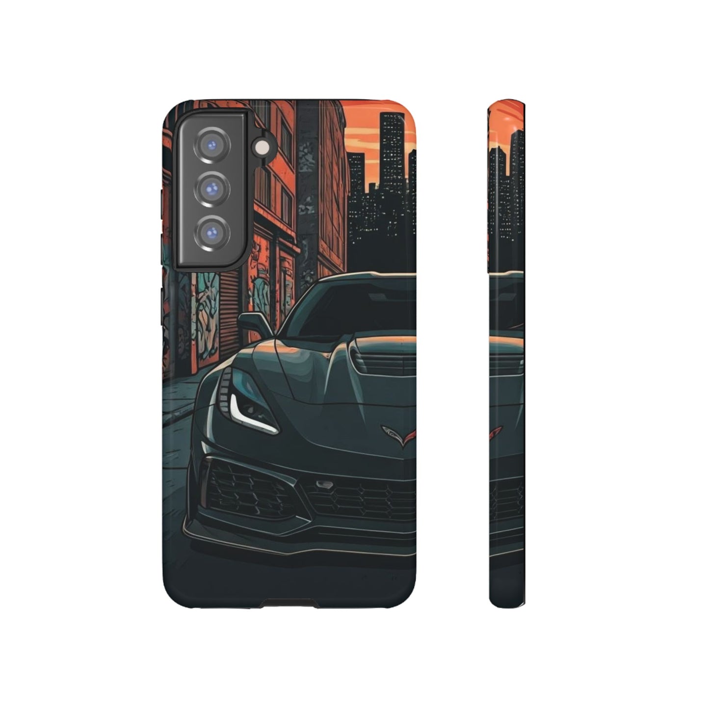 Chevy Corvette C7 Street Life-Dual Layer Ultra Tough Phone Case Printify by The Night Shift Automotive Apparel