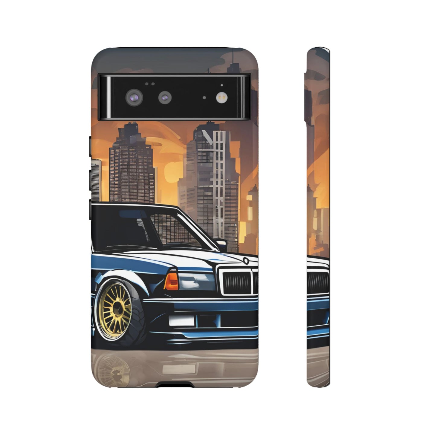 Mercedes Benz 190e Evo-Dual Layer Ultra Tough Phone Case Printify by The Night Shift Automotive Apparel