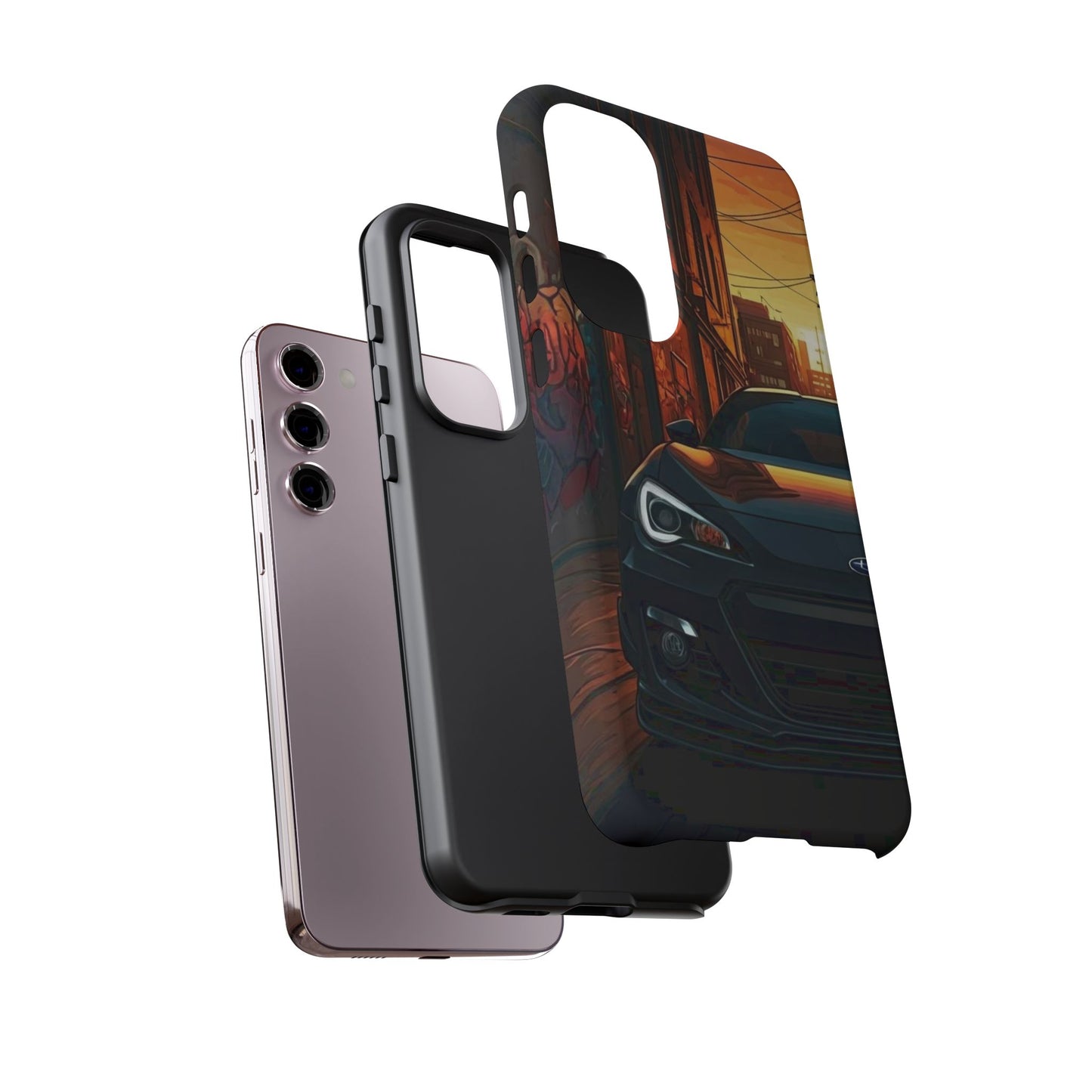 Subaru BRZ Street Life-Dual Layer Ultra Tough Phone Case Printify by The Night Shift Automotive Apparel